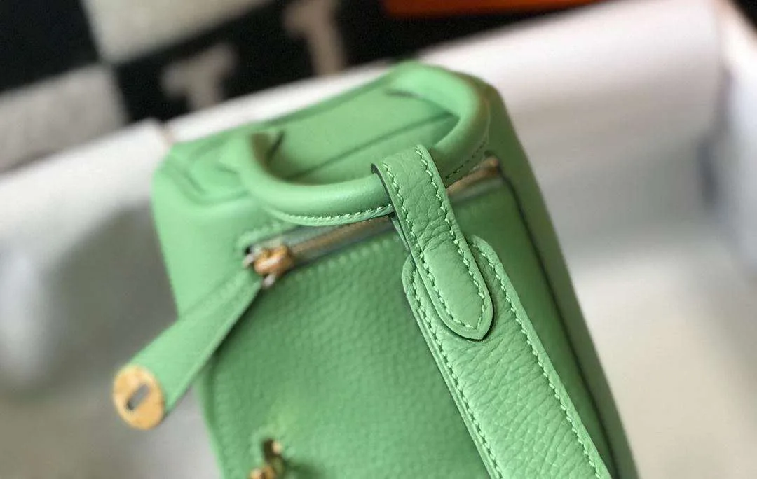 Hermes Lindy Mini Green / - Image 11