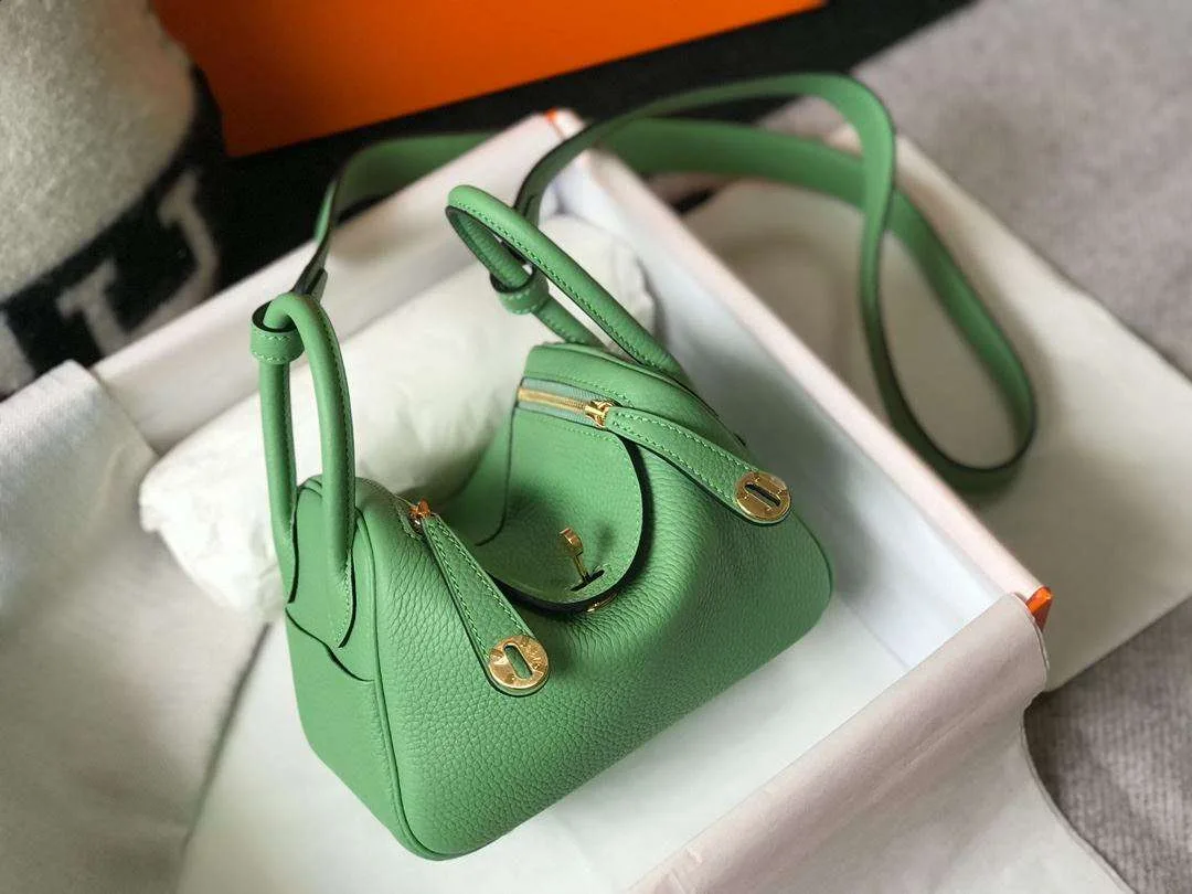 Hermes Lindy Mini Green / - Image 3