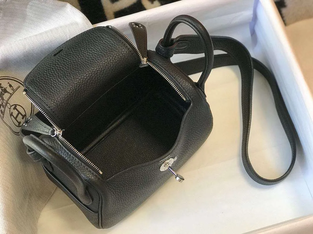 Hermes Lindy Mini Black / - Image 4