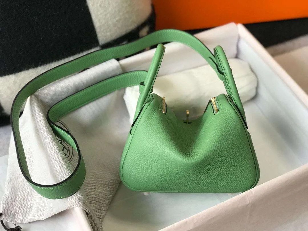 Hermes Lindy Mini Green / - Image 5