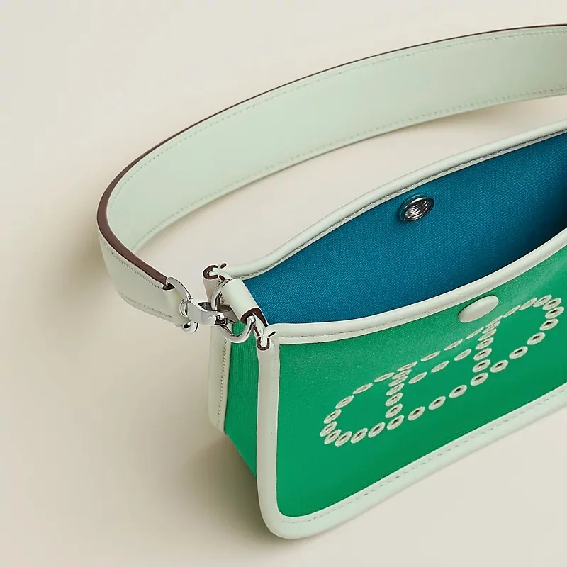 Hermes Neo Evelyne 16 Shoulder Bag / Green Palladium Hardware - Image 4
