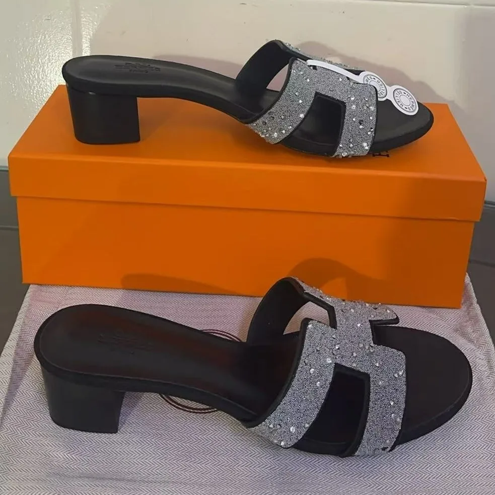 Alternative view of Hermes Oasis Sandal Black , Women’s Shoes