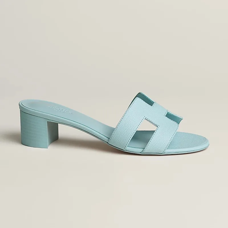 Hermes Oasis Sandals Bleu Brume - Image 3