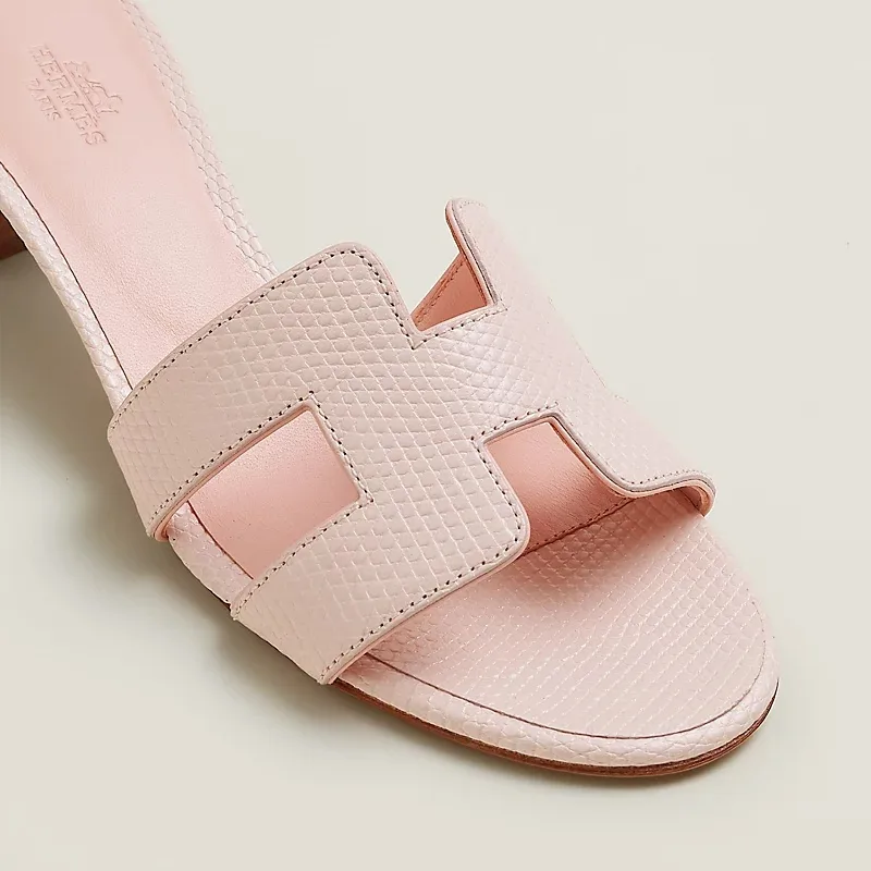 Hermes Oasis Sandals Rose Pale - Image 4