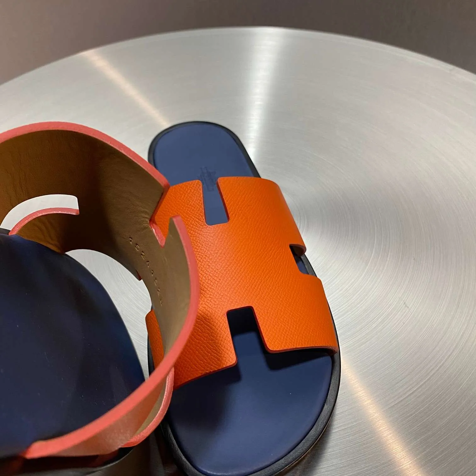 Alternative view of Hermes Oran Sandal Orange