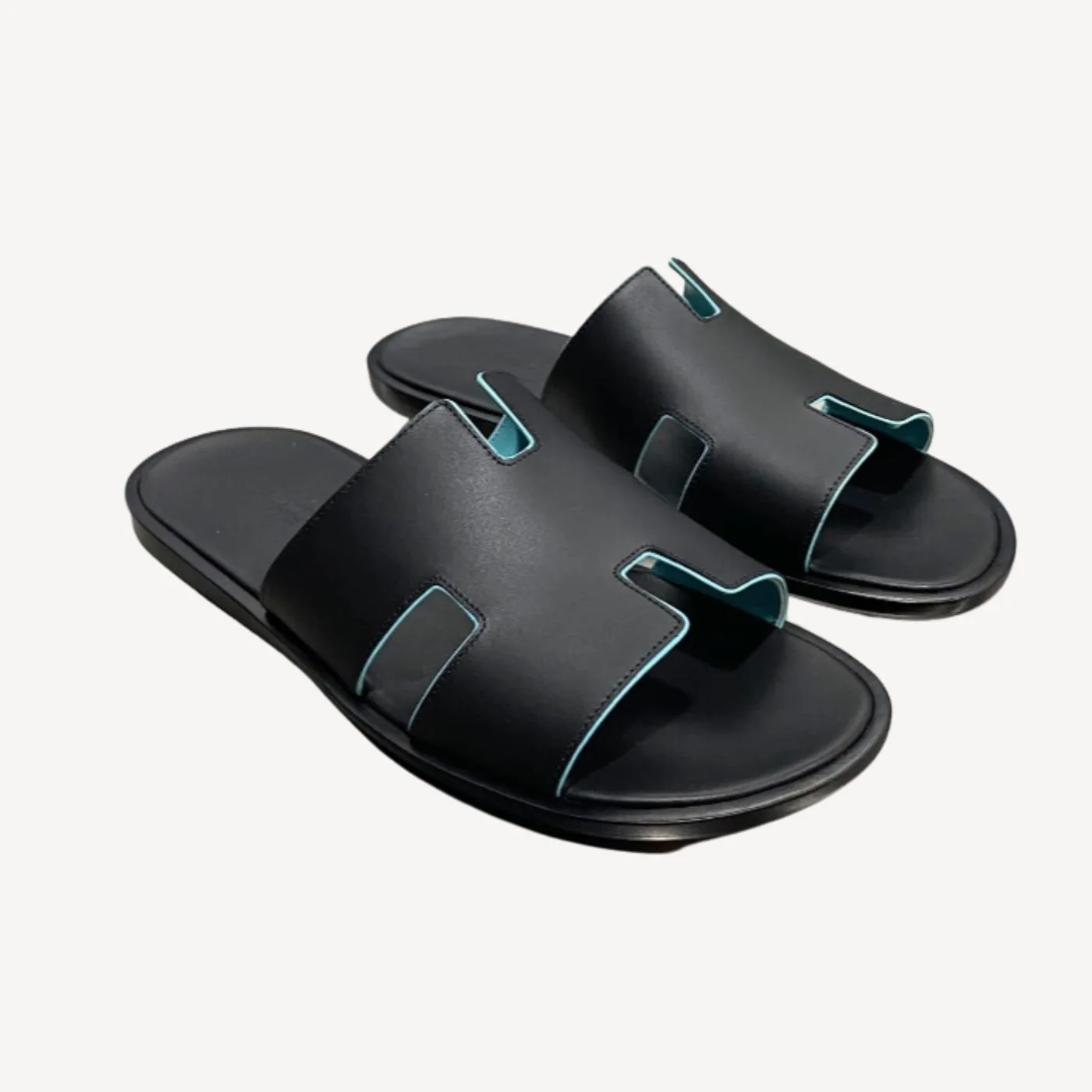 Hermes Oran Sandal Black