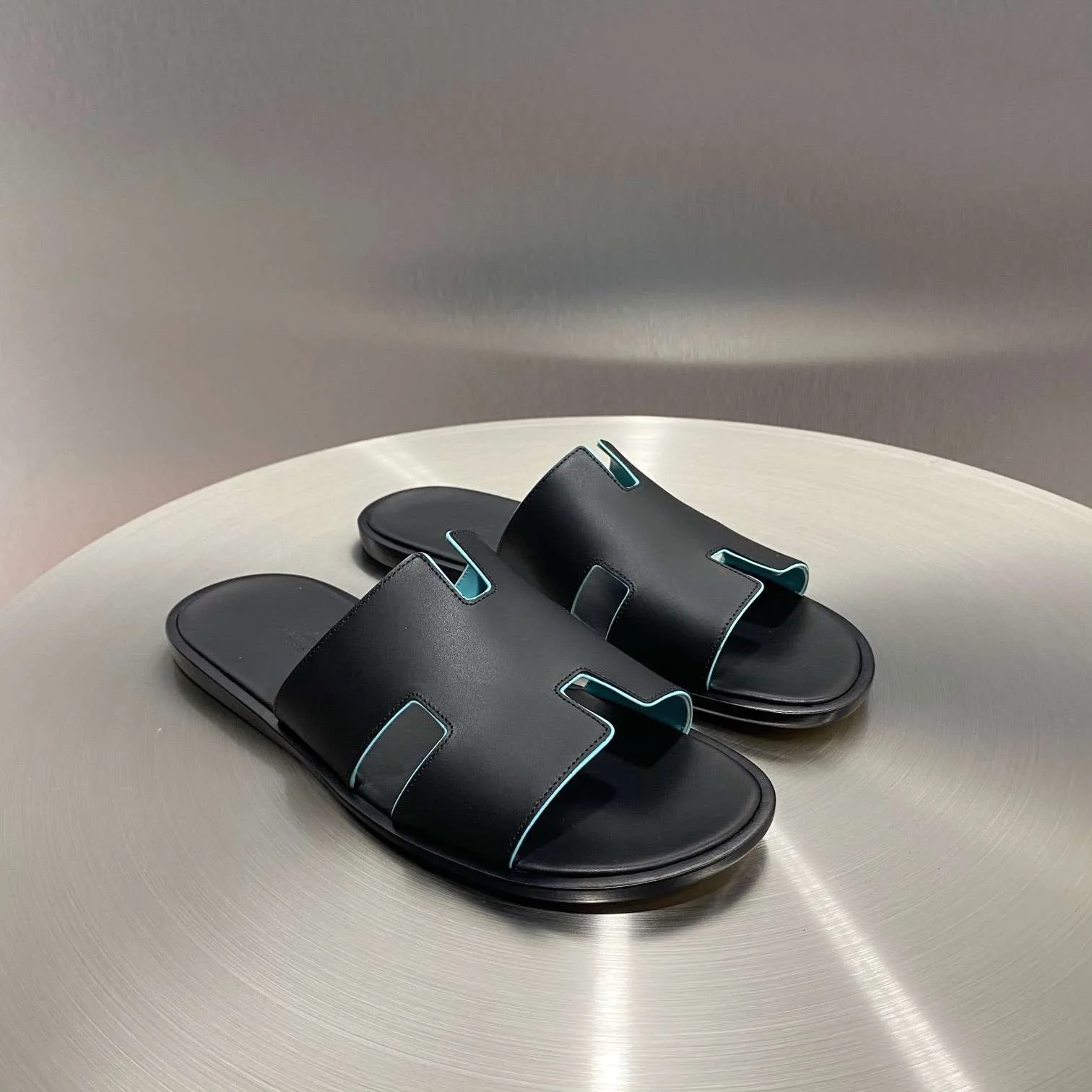 Hermes Oran Sandal Black - Image 6