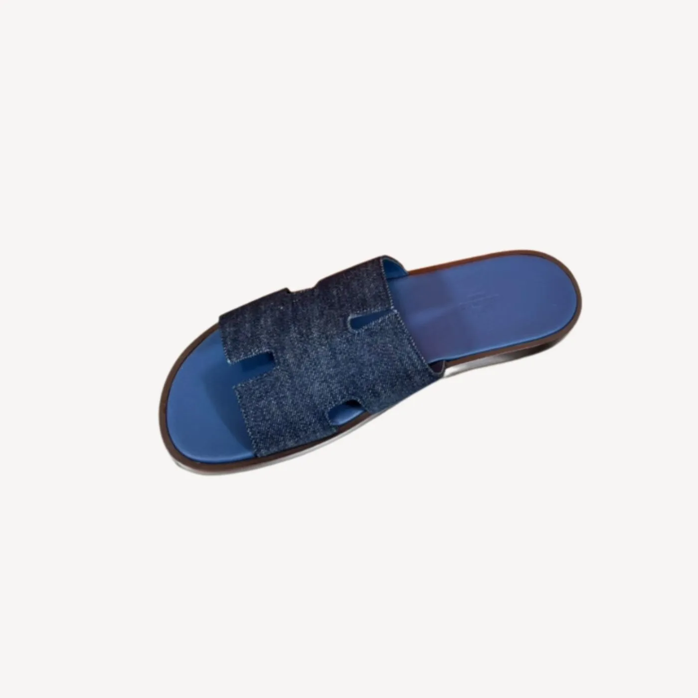 Hermes Oran Sandal Blue