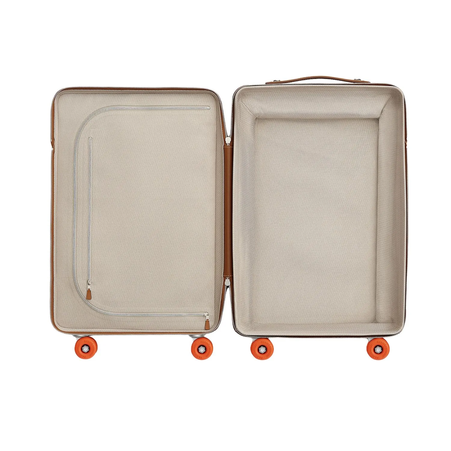 Hermes R.M.S Cabin Suitcase Beige/Orange / - Image 5