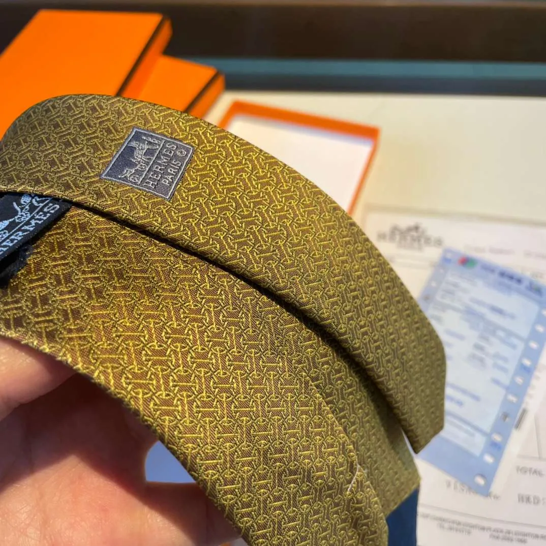 Hermes Tie Larguez Les Amarres Twillbi Yellow - Image 8