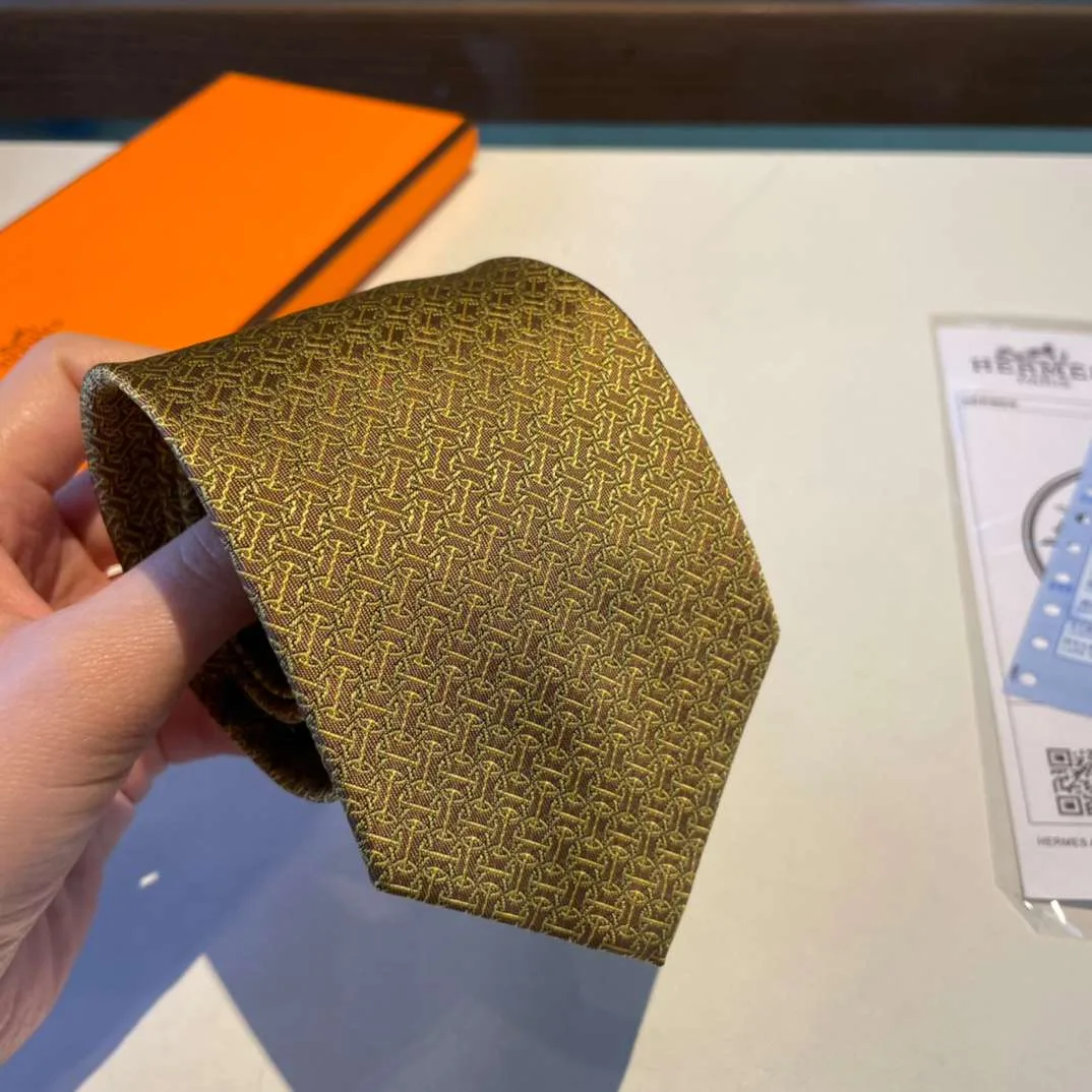 Hermes Tie Larguez Les Amarres Twillbi Yellow - Image 7