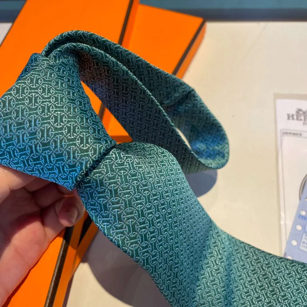 Hermes Tie Larguez Les Amarres Twillbi Green - Image 7