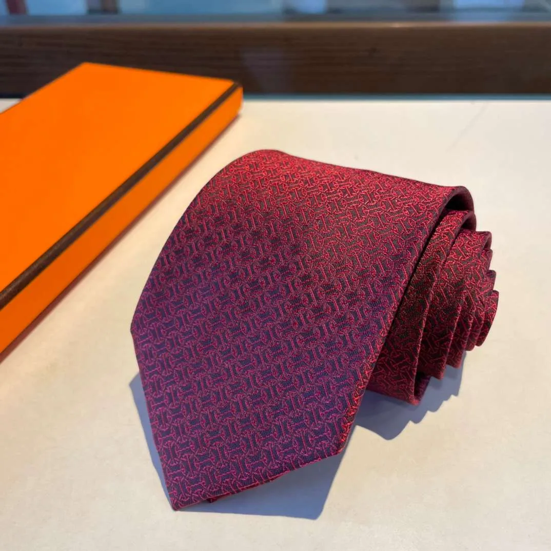 Hermes Tie Larguez Les Amarres Twillbi Red - Image 5