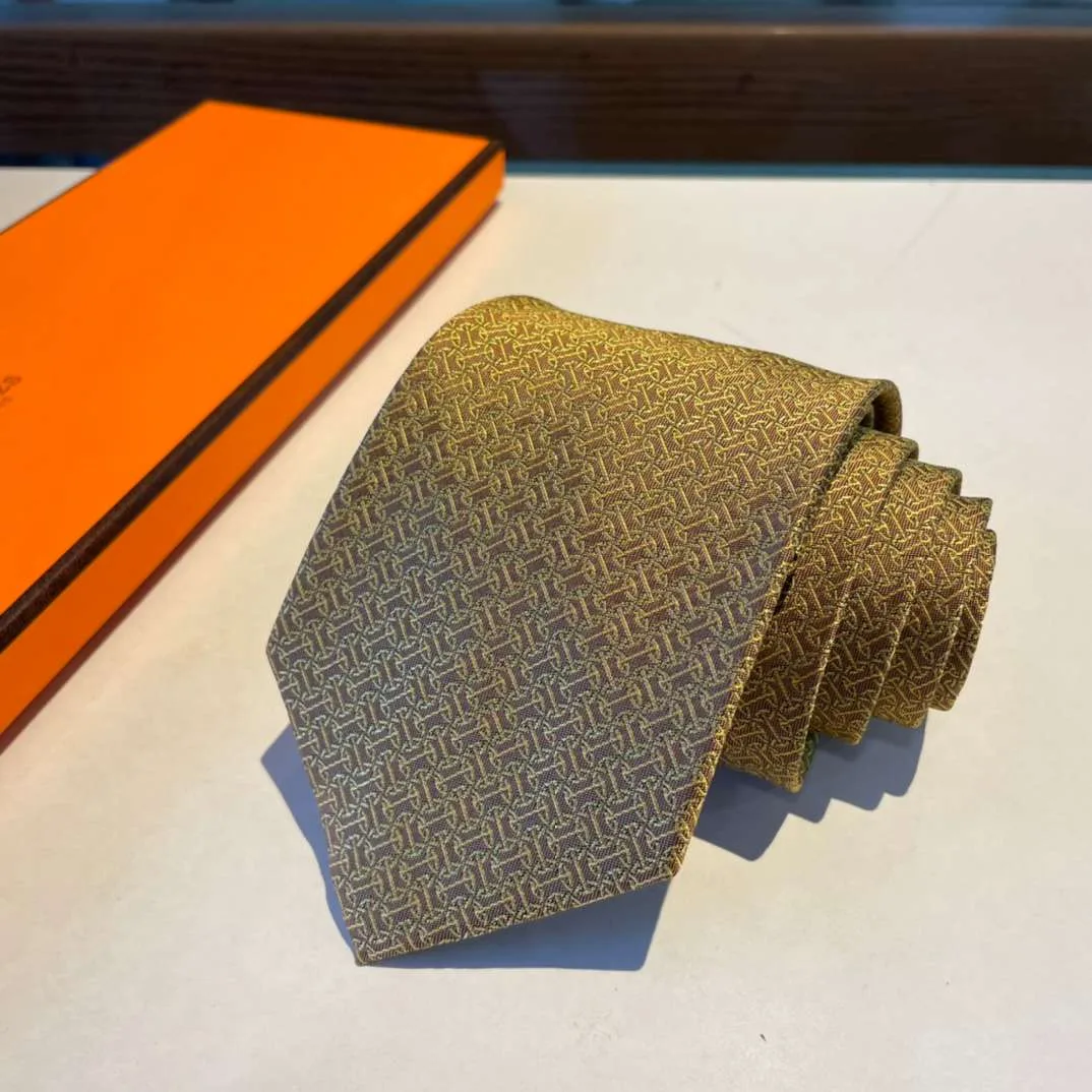 Hermes Tie Larguez Les Amarres Twillbi Yellow - Image 4