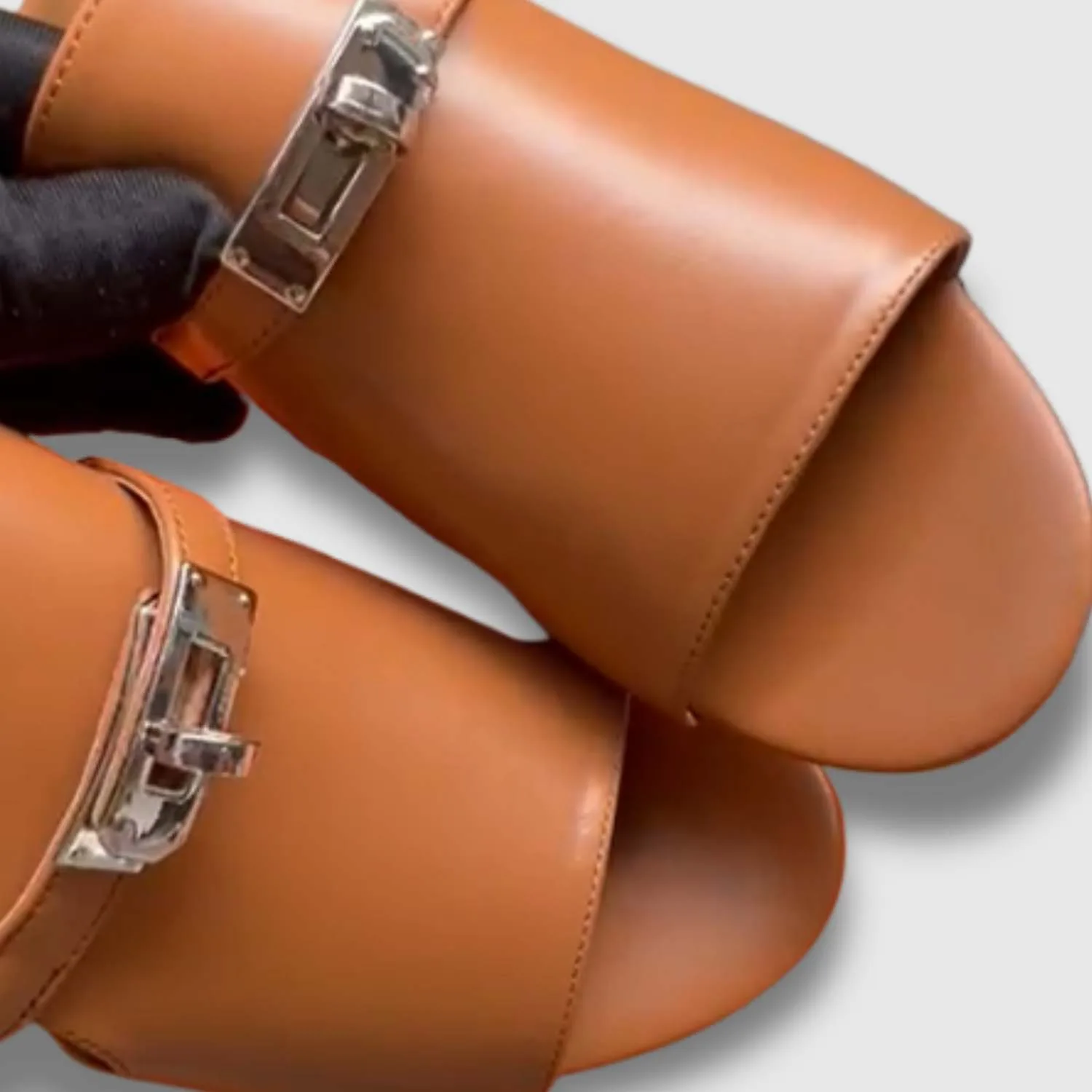 Hermes Candy Sandal Brown - Image 8