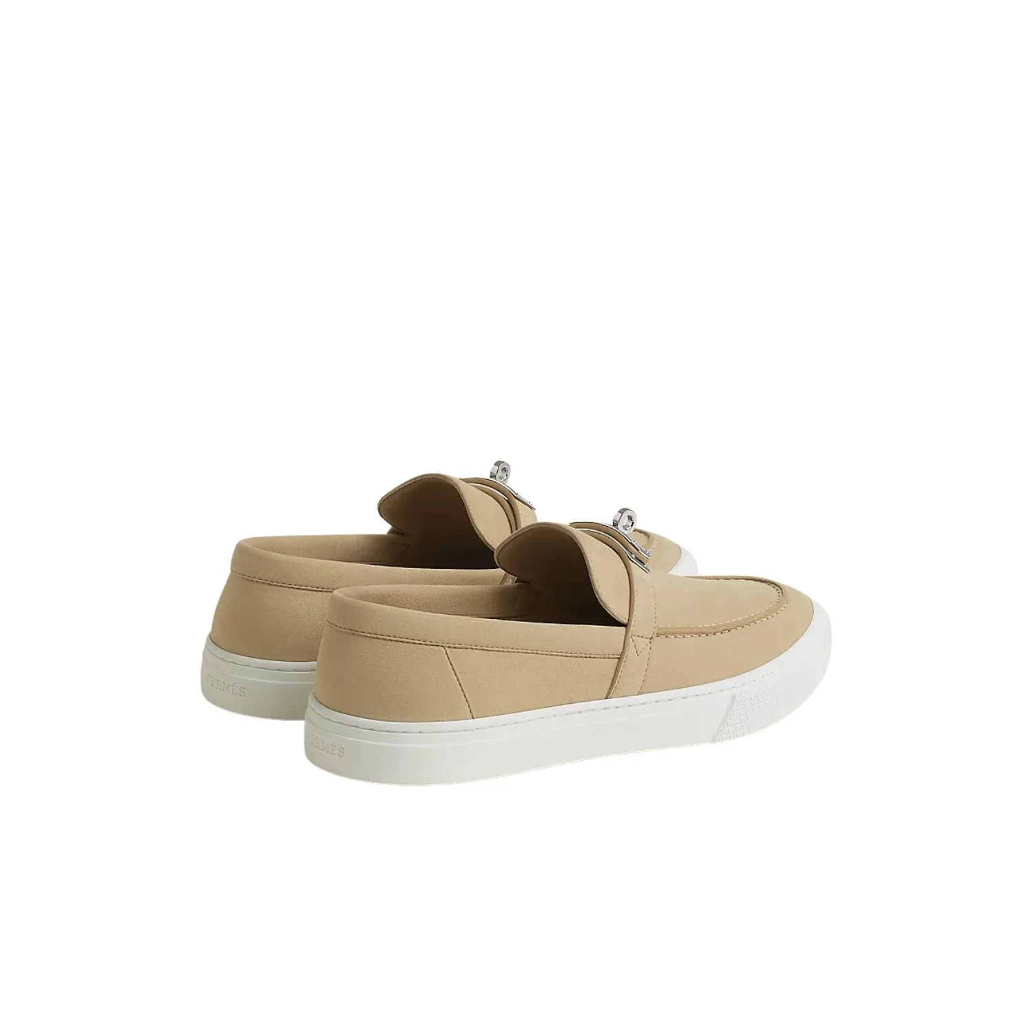 Hermes Game Slip-On Sneakers Beige - Image 4