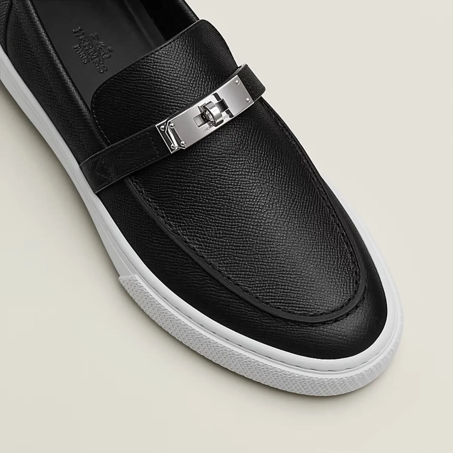 Hermes Game Slip-on Sneakers Black - Image 4