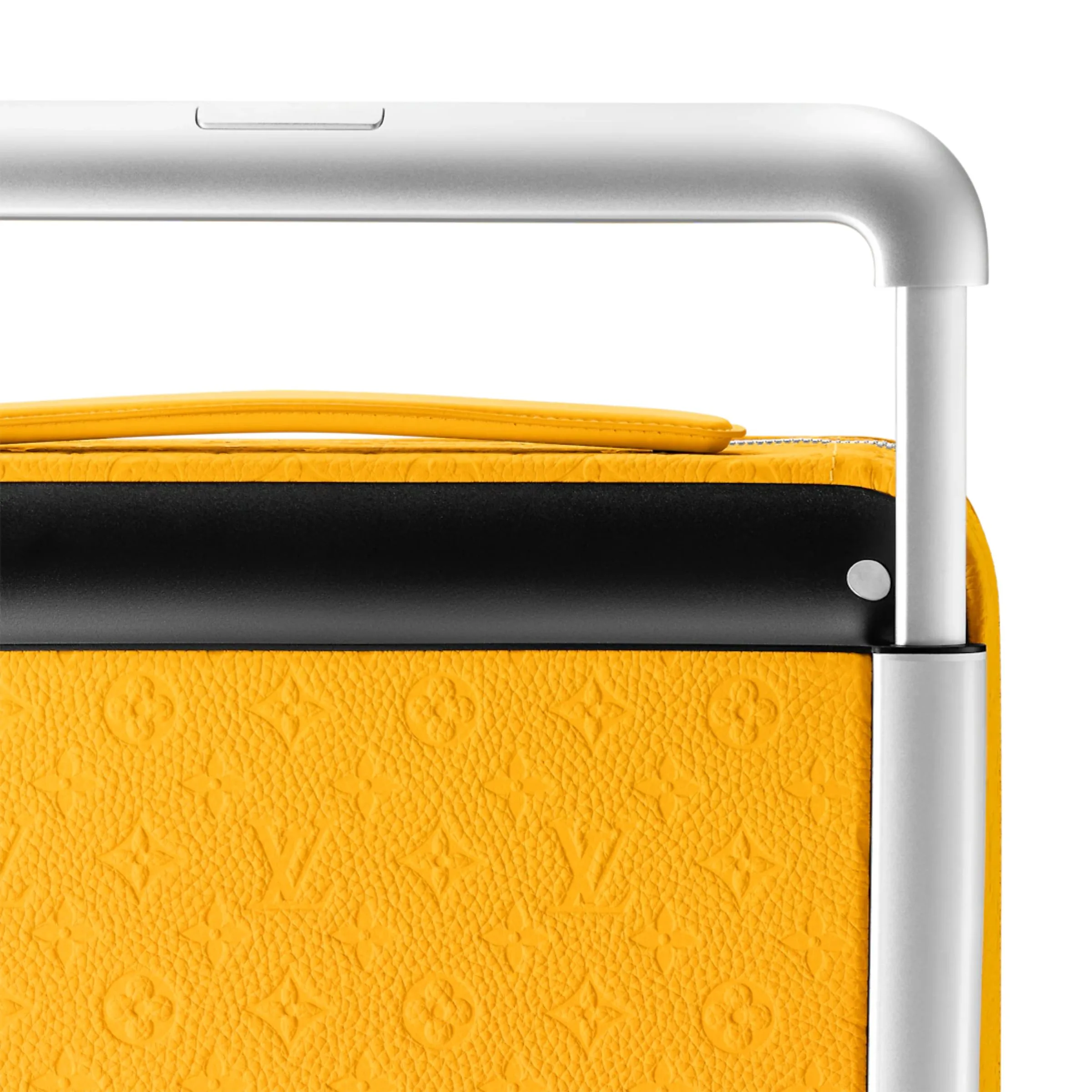 Louis Vuitton Horizon 55 Suitcase / Yellow Silver Hardware - Image 4