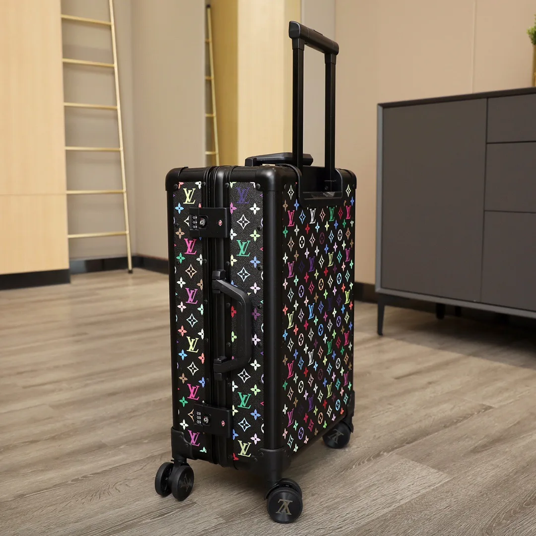 Louis Vuitton Horizon 55 Suitcase / Monogram Black Black Hardware - Image 3