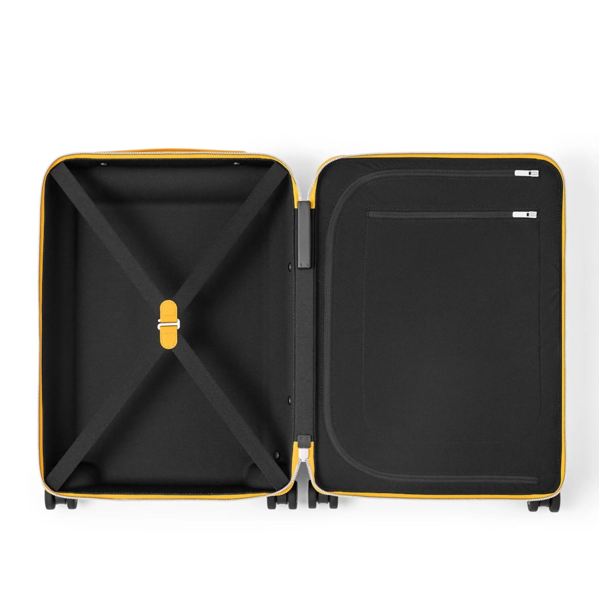 Louis Vuitton Horizon 55 Suitcase / Yellow Silver Hardware - Image 5