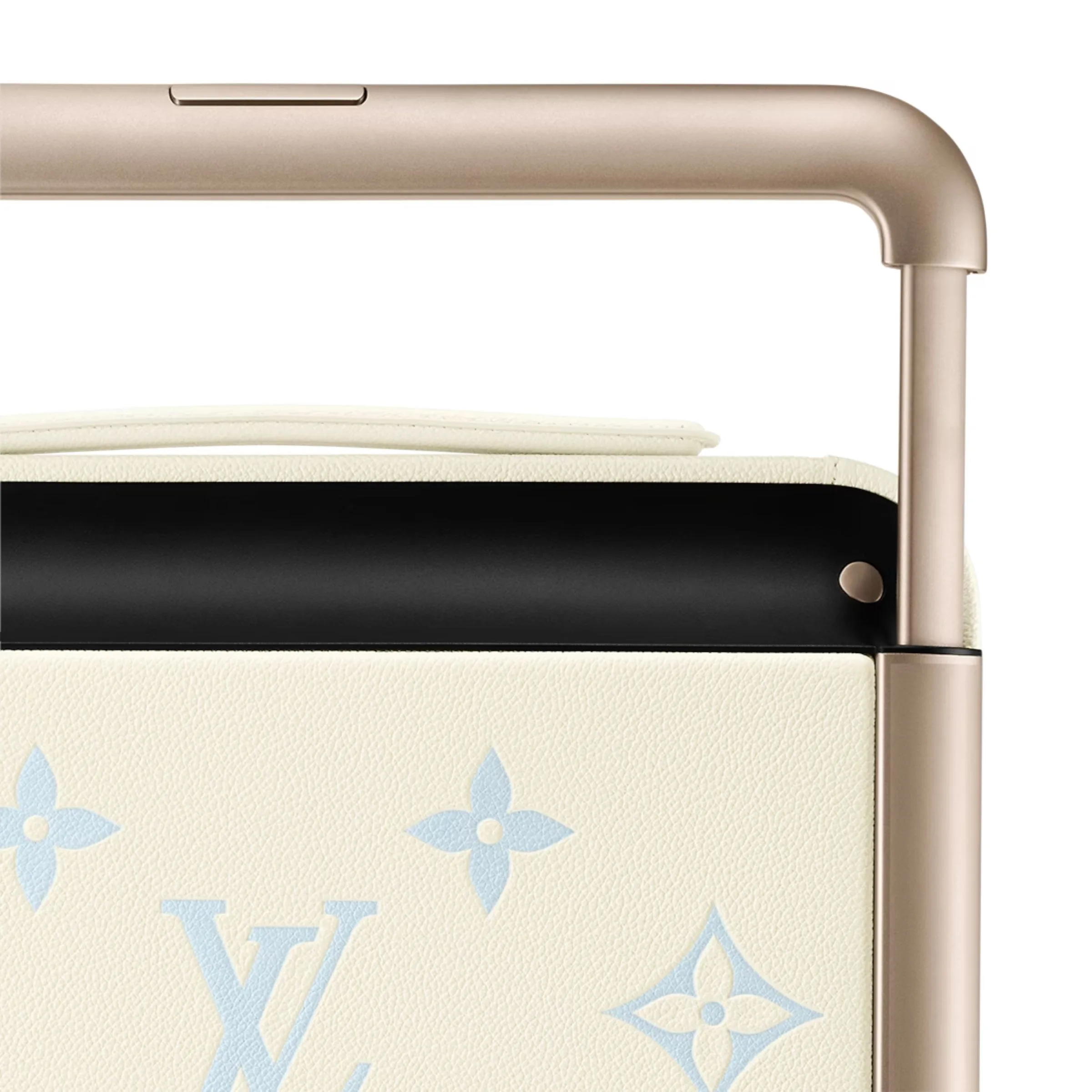 Louis Vuitton Horizon 55 Suitcase / Cream Champagne Hardware - Image 4