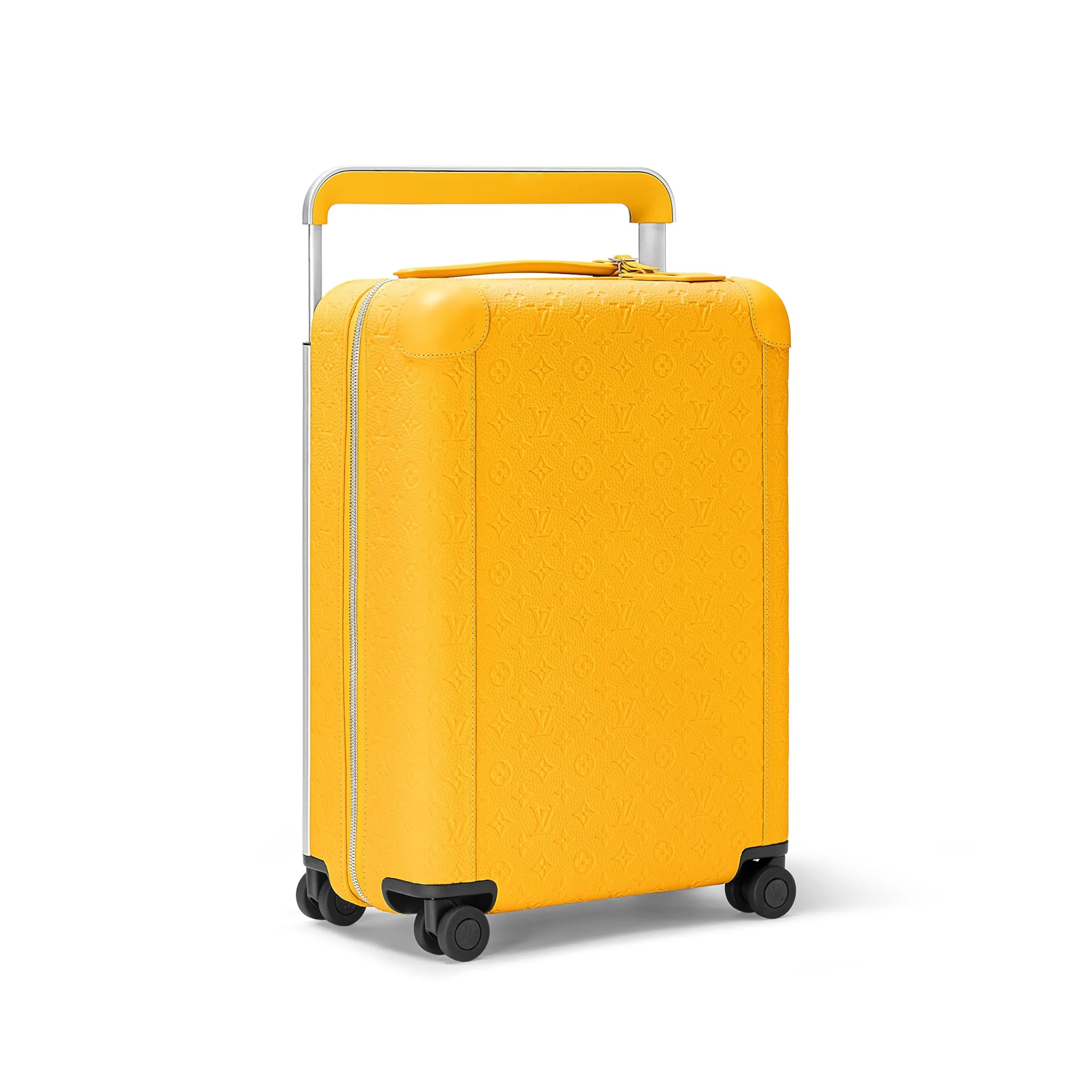Louis Vuitton Horizon 55 Suitcase / Yellow Silver Hardware - Image 2
