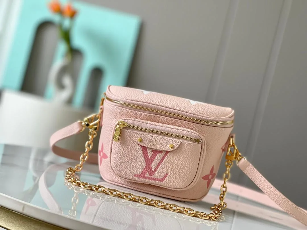 Louis Vuitton Mini Bumbag / Gradient Pink Gold Hardware - Image 3