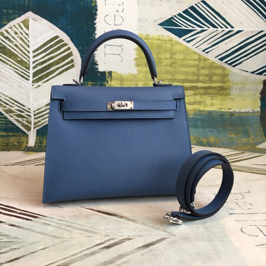 Hermes Kelly Navy
