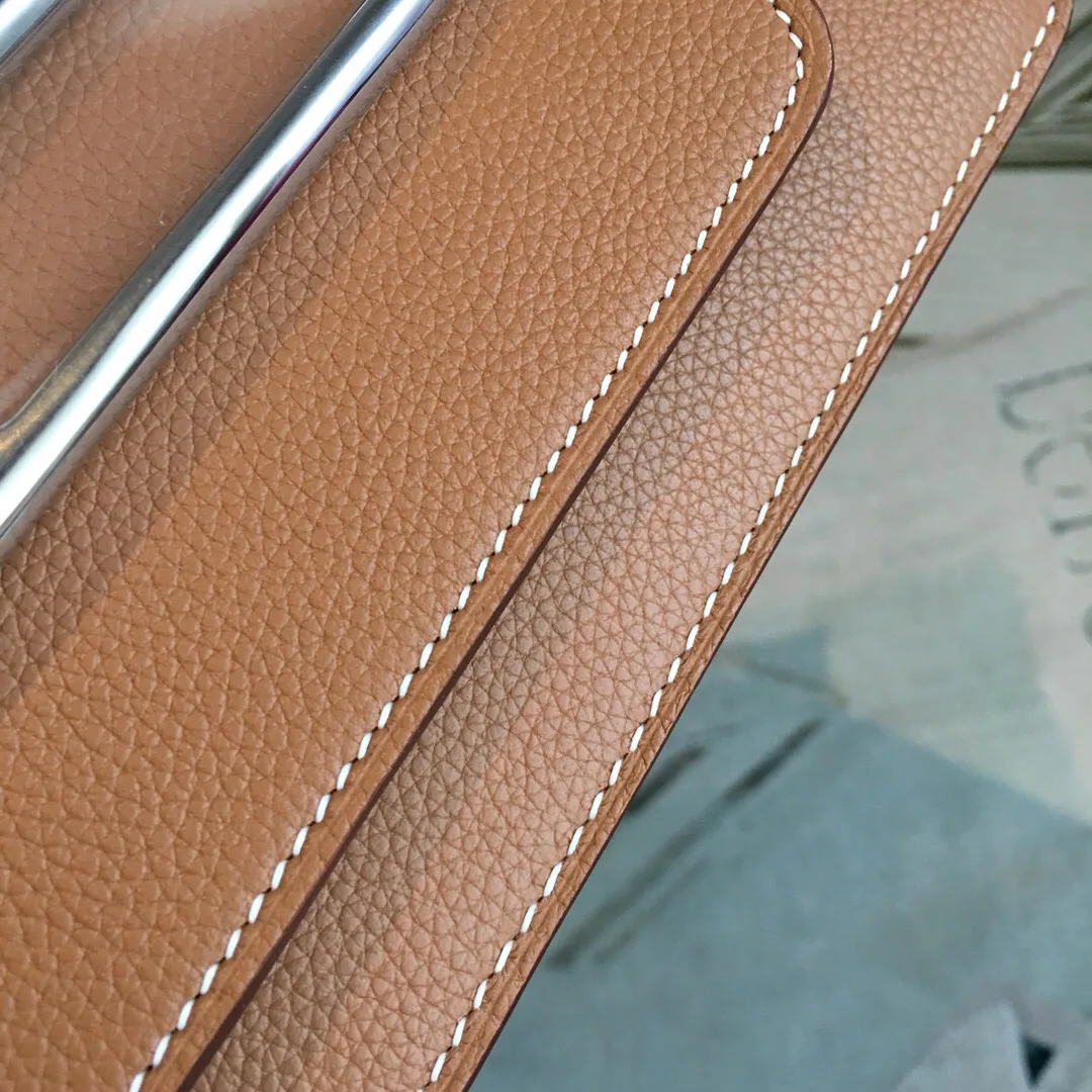 Hermes Mini Evercolor Sac Roulis 19 Brown Palladium Hardware / - Image 4