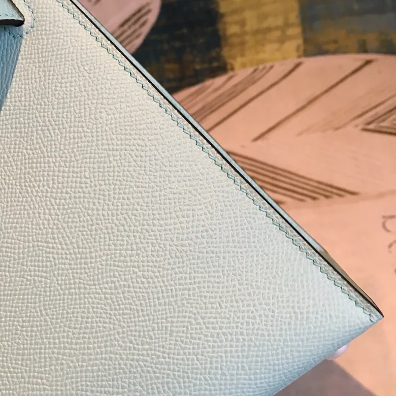 Hermes Kelly Light Yellow Silver Toned Hardware / - Image 3
