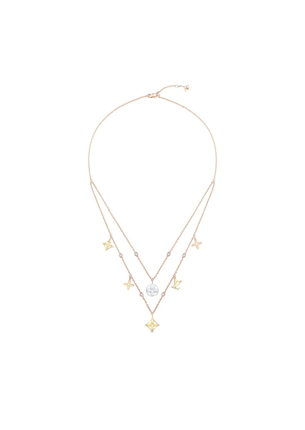 Alternative view of Louis Vuitton Idylle Blossom Charms Necklace Gold
