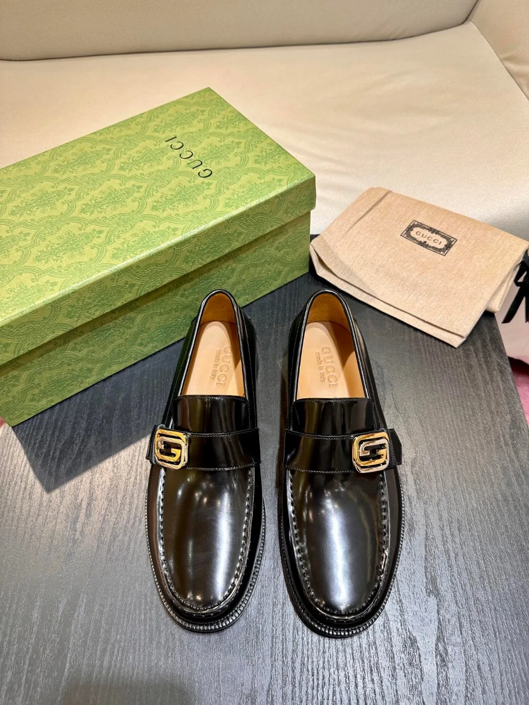 Alternative view of Gucci Interlocking G Loafer Black