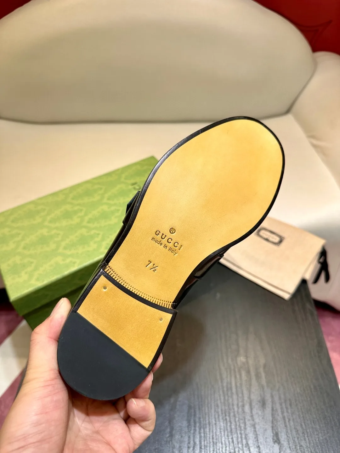 Gucci Interlocking G Loafer Black - Image 9