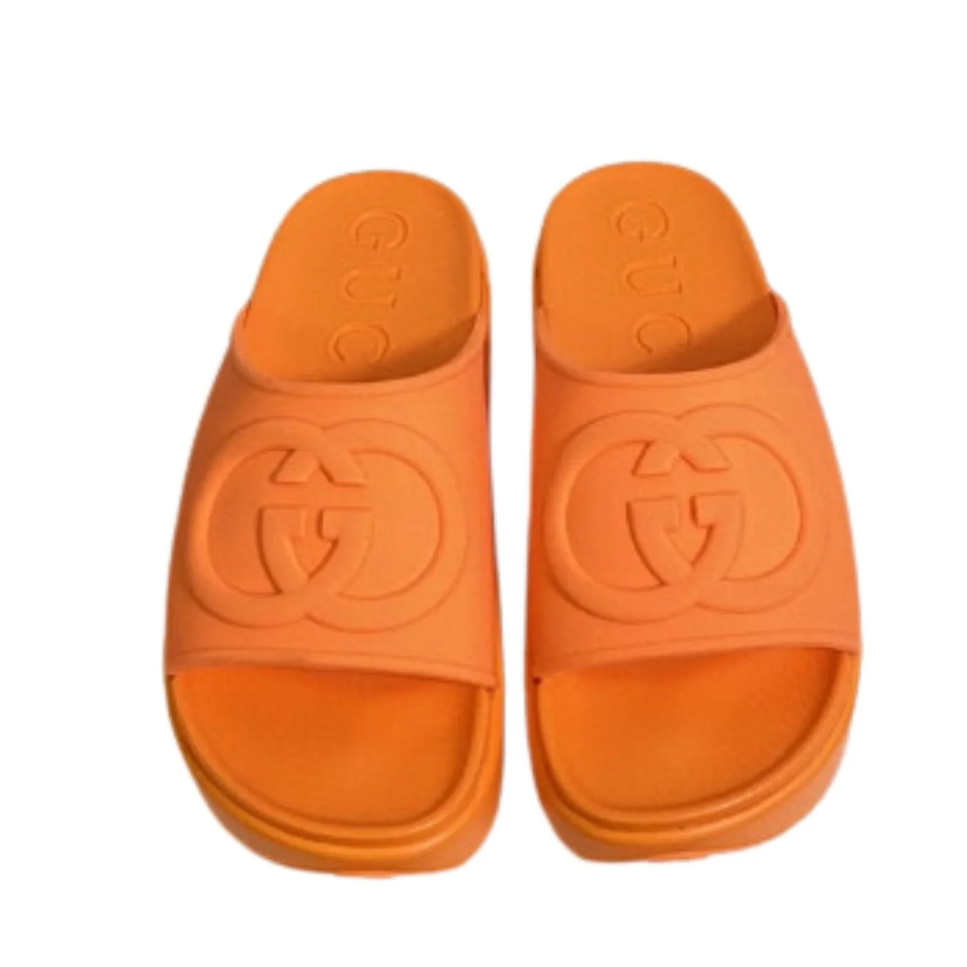 Gucci Interlocking G Slide Sandal Orange