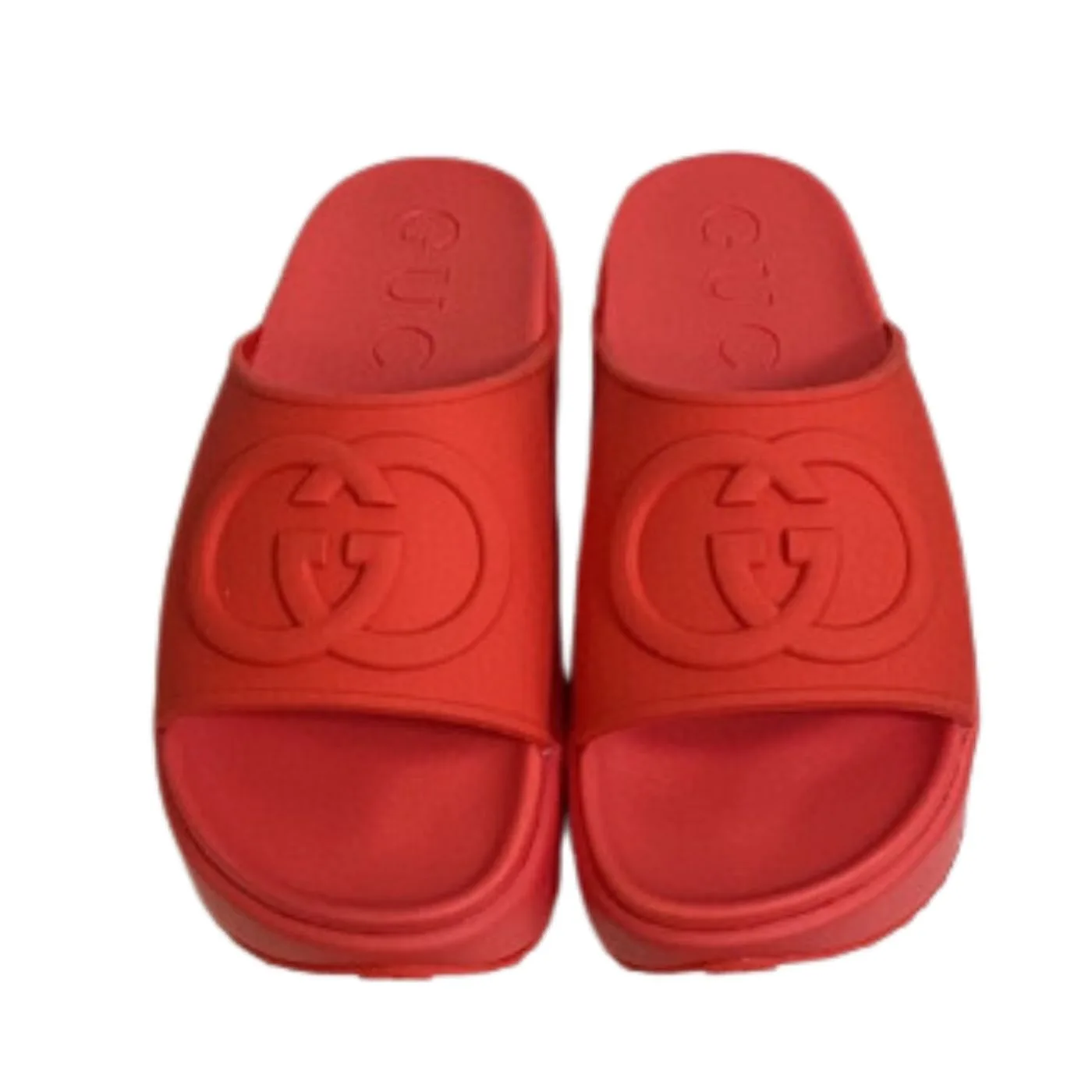 Gucci Interlocking G Slide Sandal Green