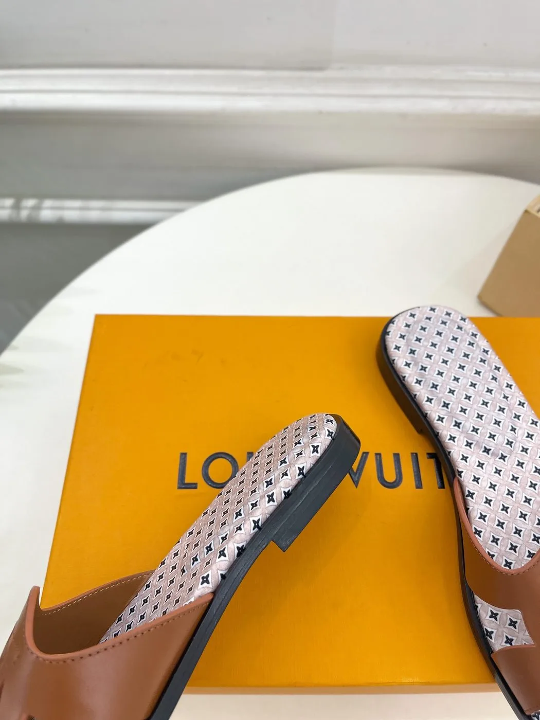 Alternative view of Louis Vuitton Isola Flat Mule LV Dark Brown