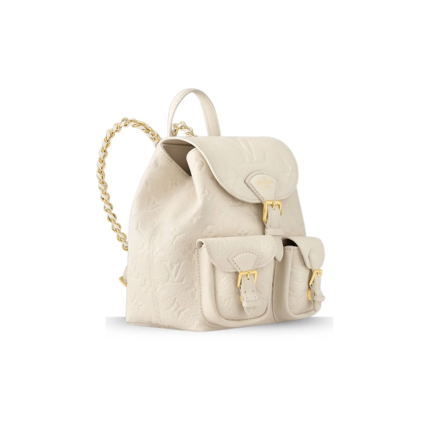 Louis Vuitton Backup Monogram Empreinte Cream / - Image 4