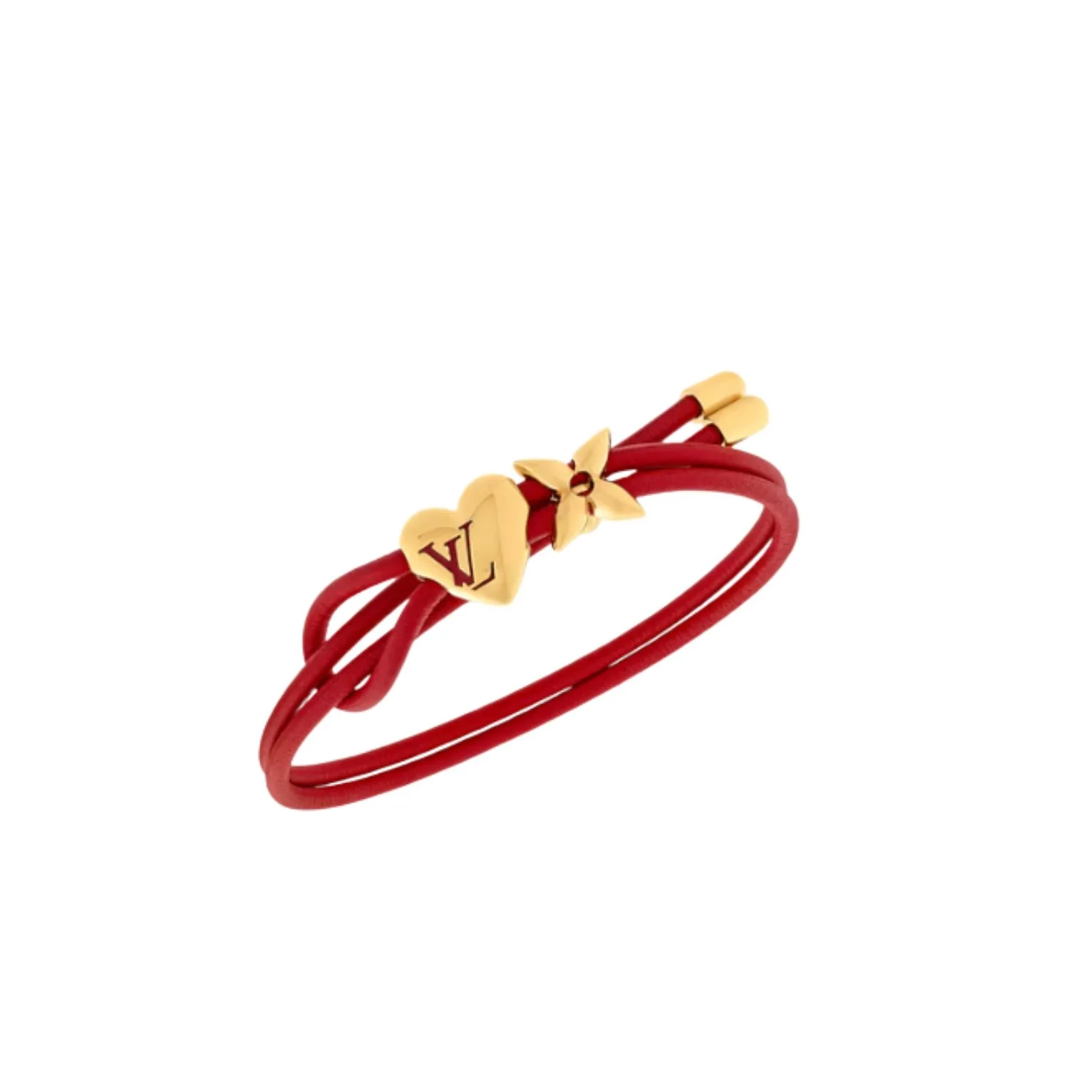 Alternative view of Louis Vuitton LV Bloom Heart Bracelet Red