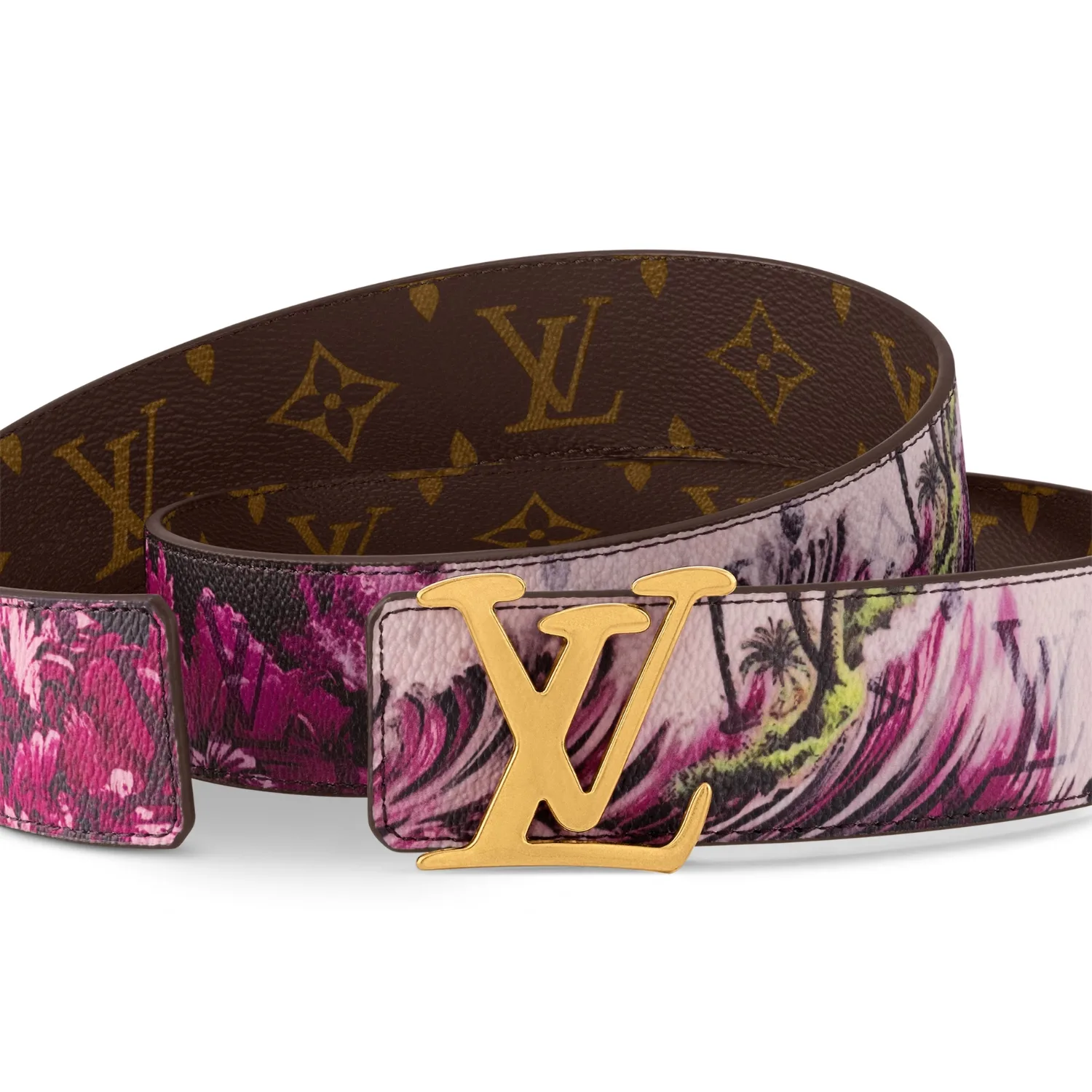 Alternative view of Louis Vuitton Tag Reversible Belt Purple