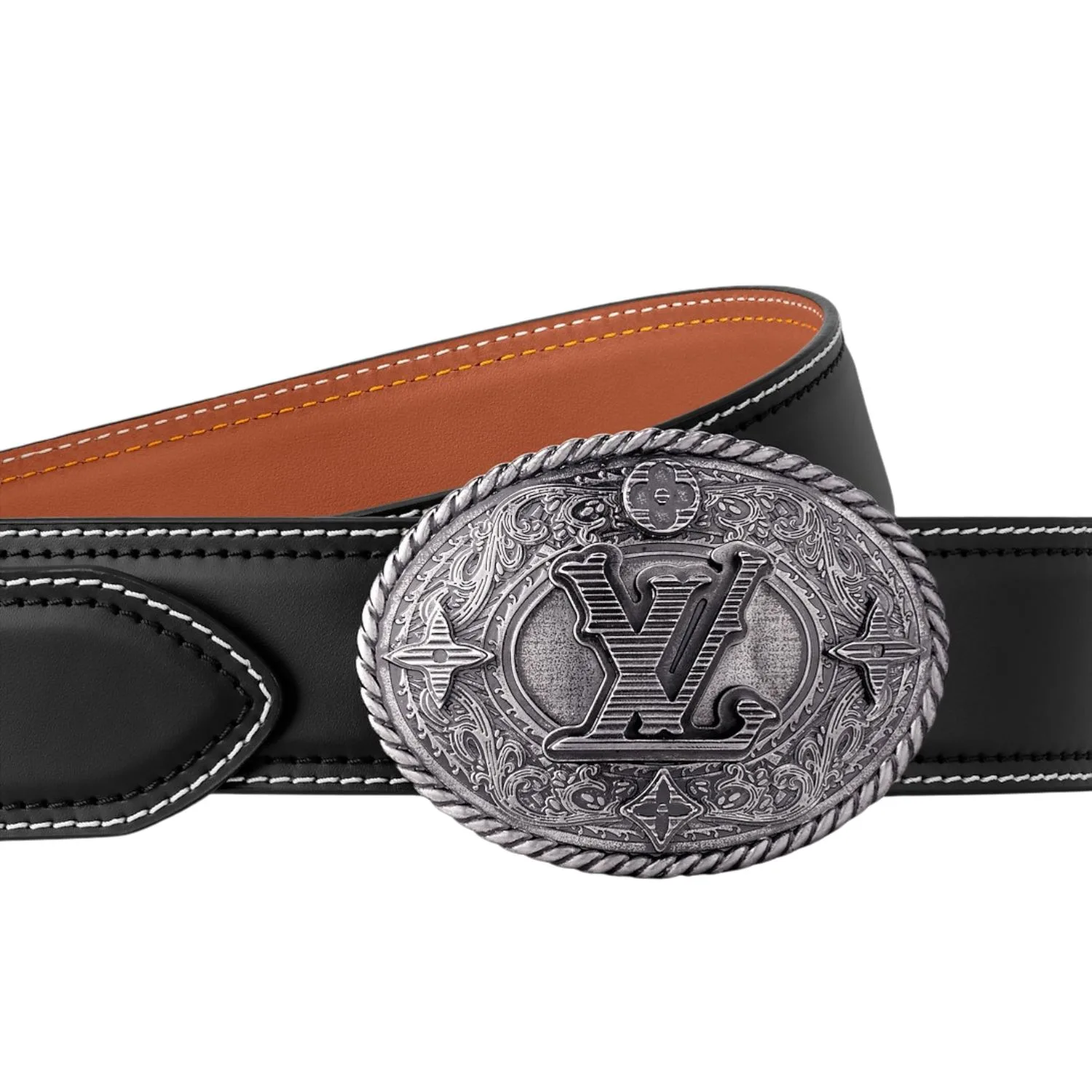 Alternative view of Louis Vuitton LV Shield Reversible Belt Black