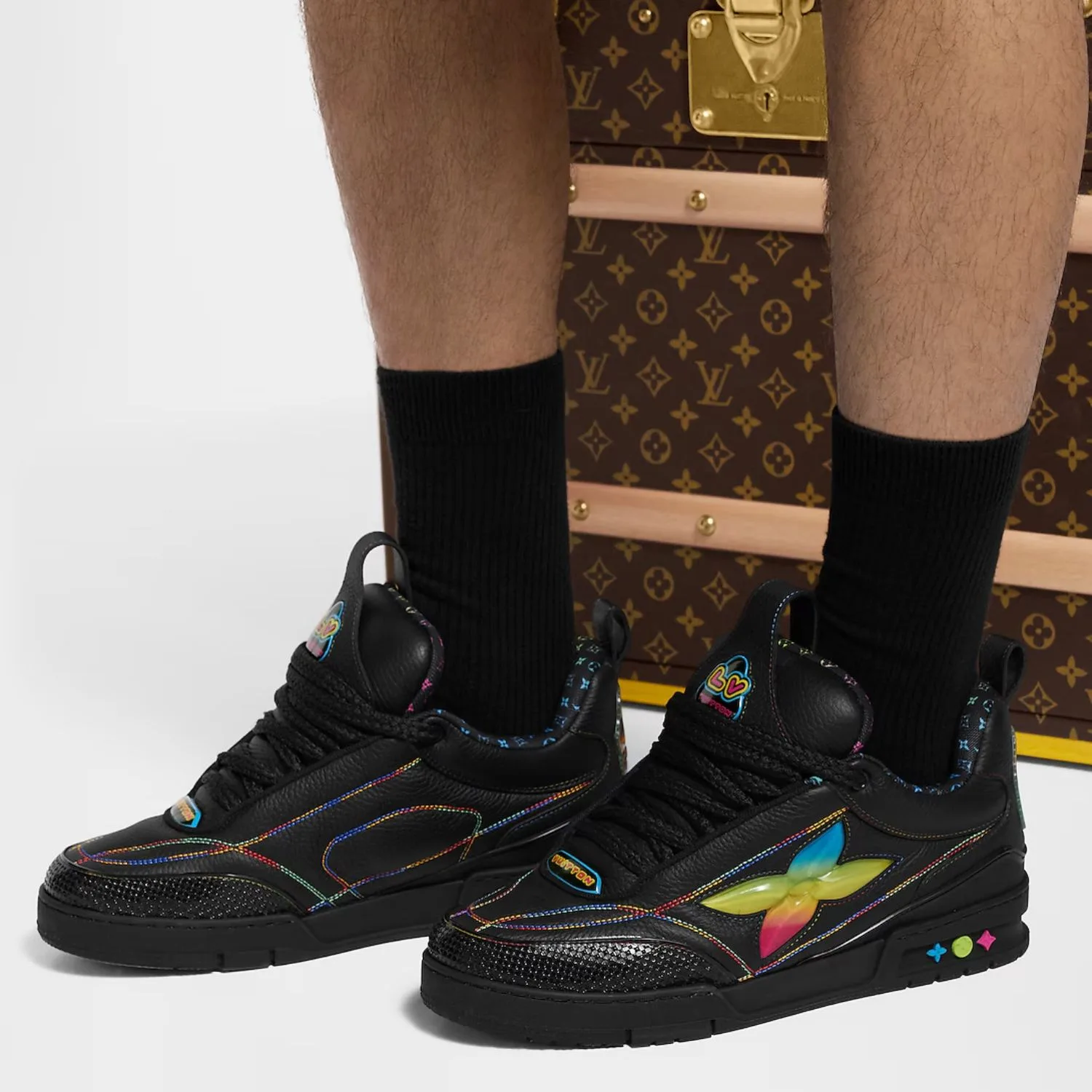 Louis Vuitton Skate Sneaker Black - 1AH599 - Image 6