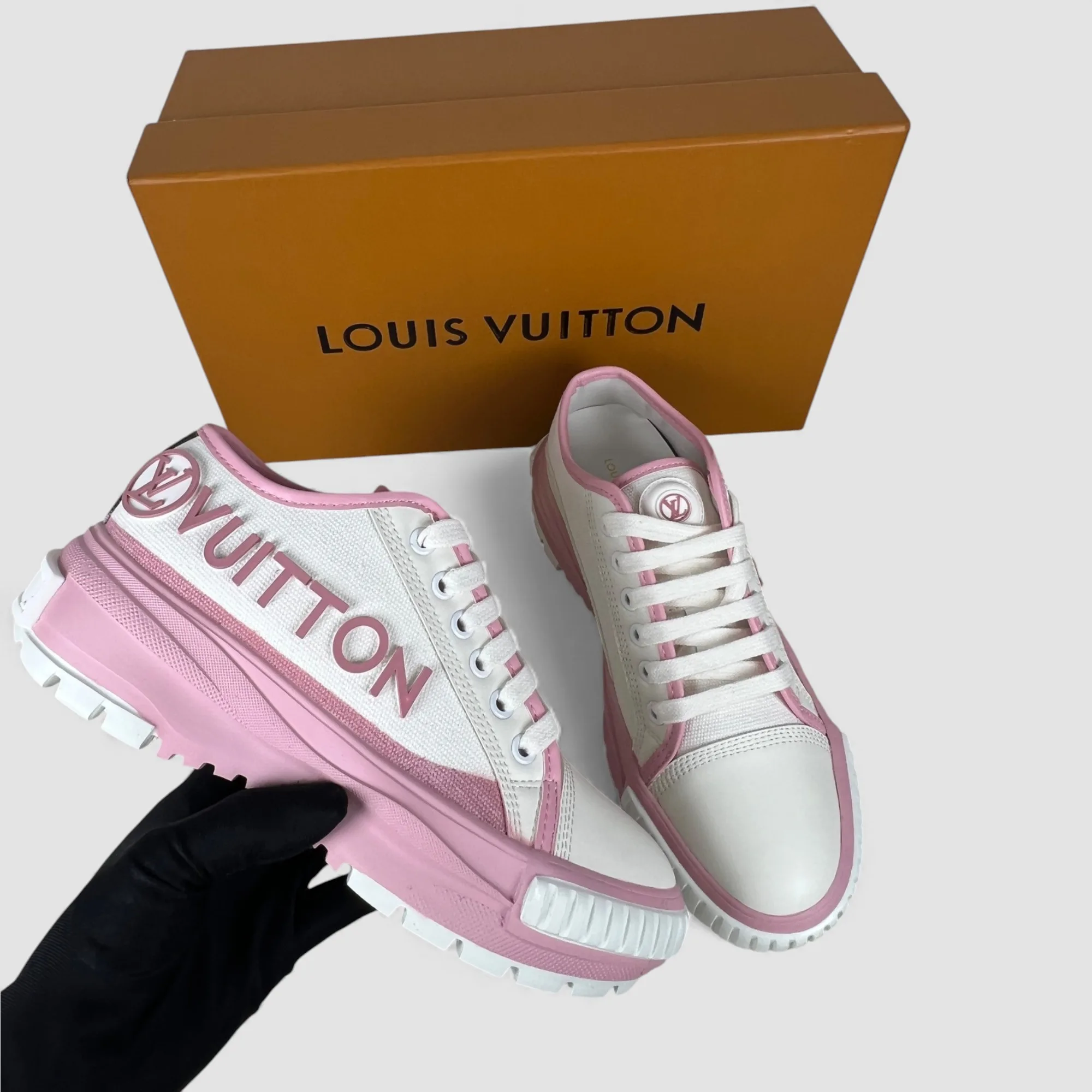 Louis Vuitton LV Squad Sneaker Pink LV 1AACW0 - Image 4