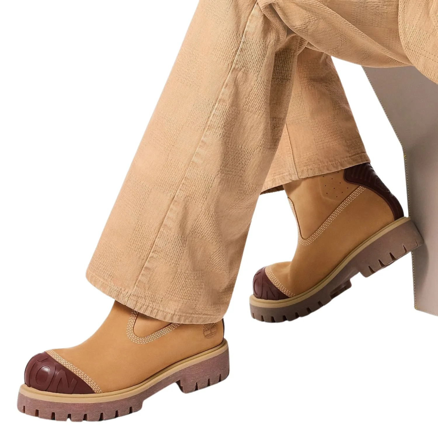 Louis Vuitton LV x Timberland Mid Boots Beige 1AD78T - Image 2