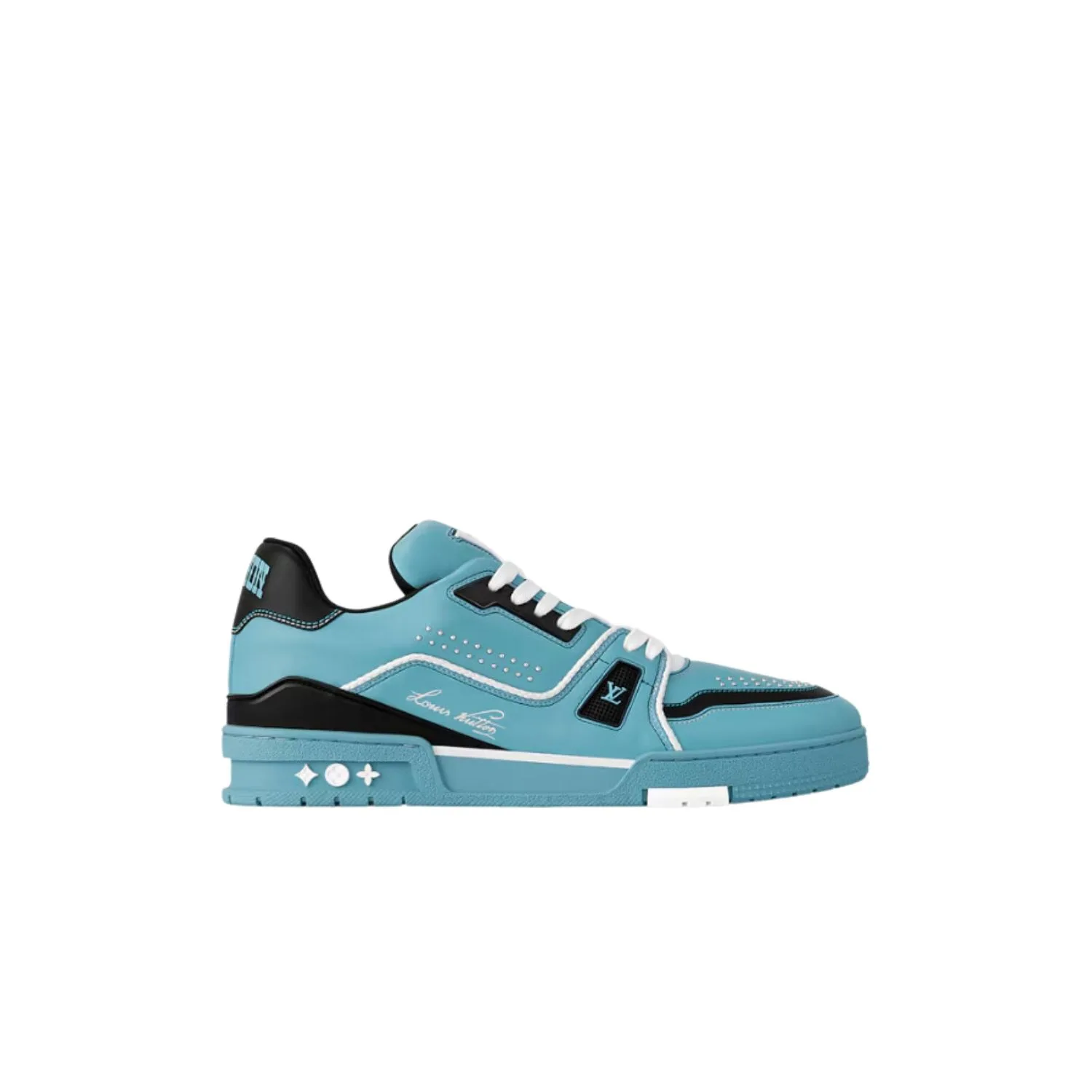 Alternative view of Louis Vuitton LV Trainer Sneaker Blue 1AD7K5