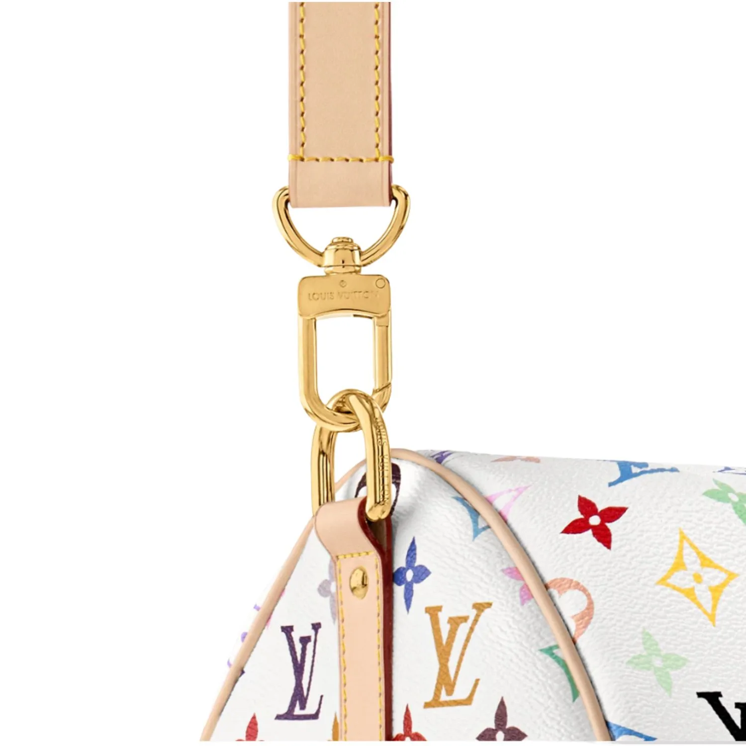 Louis Vuitton LV x TM Keepall Bandouliere 45 Travel Bag / Multicoloured Gold Hardware - Image 6