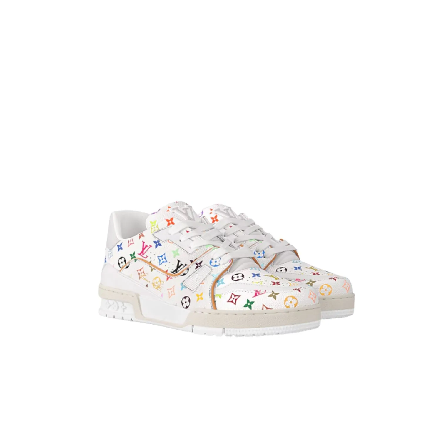 Alternative view of Louis Vuitton LV x TM LV Trainer Sneaker Multicolored Blanc - 1AGZDN
