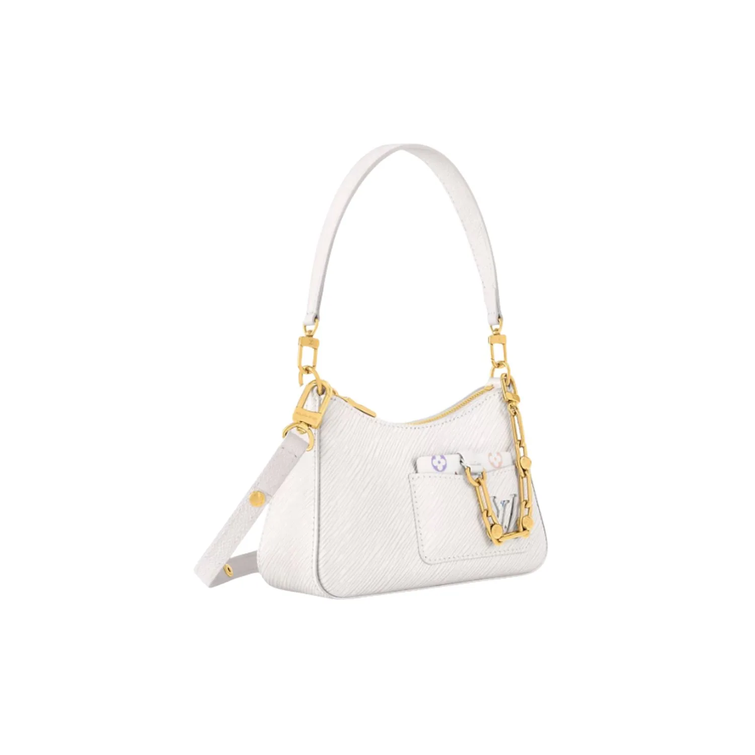 Alternative view of Louis Vuitton LV x TM Marellini Bag White /