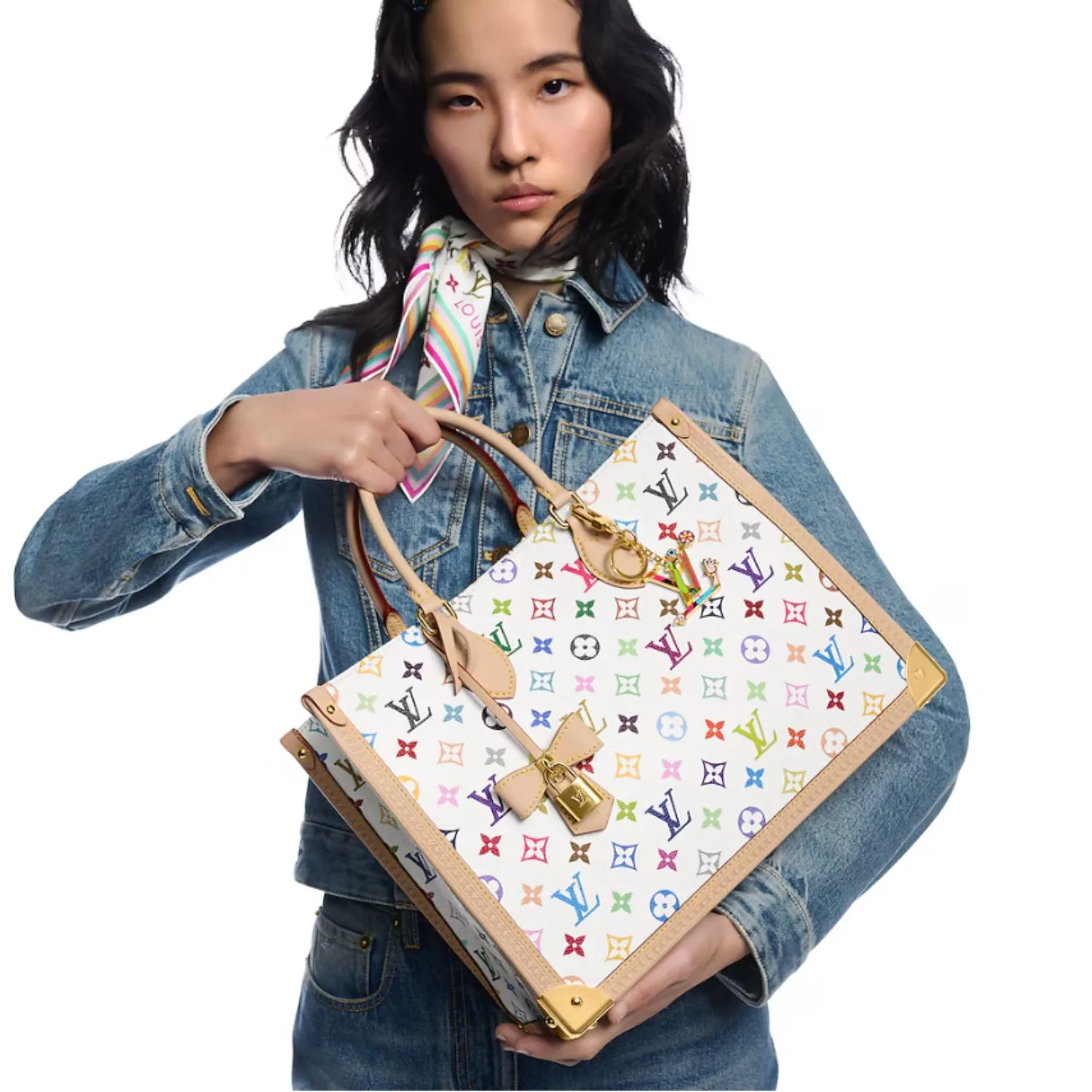 Louis Vuitton LV x TM OnTheGo MM Tote Bag / Multicolored - Image 5