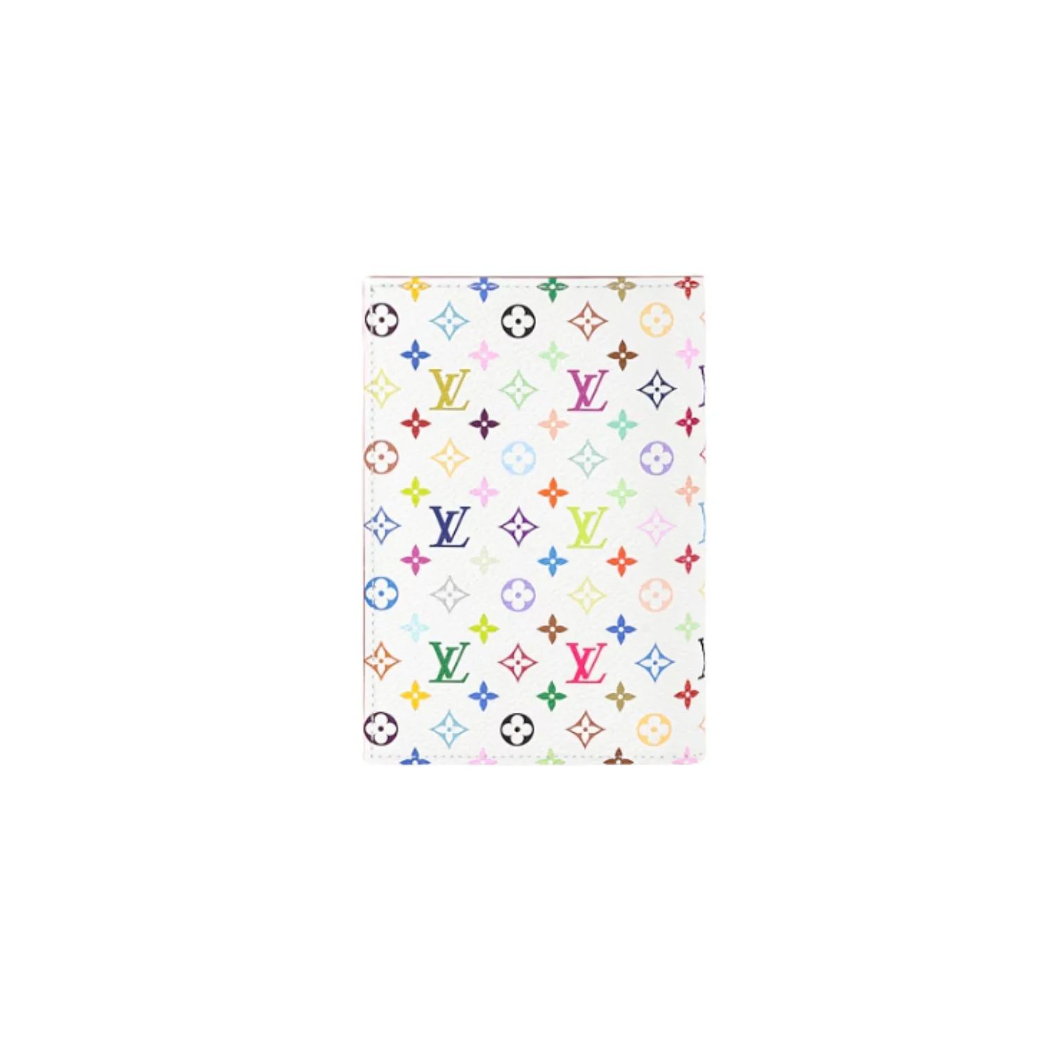 Louis Vuitton LV x TM Passport Cover Multicolore Blanc Wallet / - Image 4
