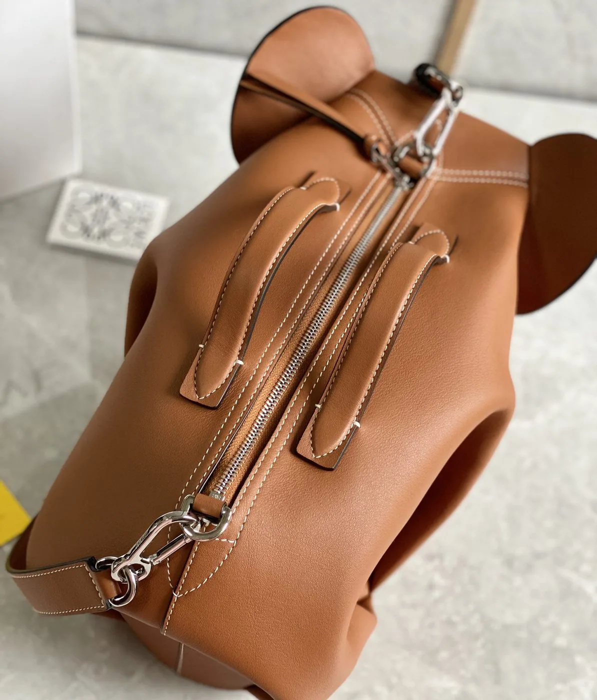 Alternative view of Loewe Large Elephant Bag Brown / B623A18X01